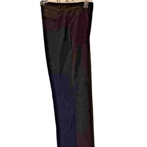 Old Navy Women's Dress Pants Black Stretch Pockets Flat Front 14 Short New